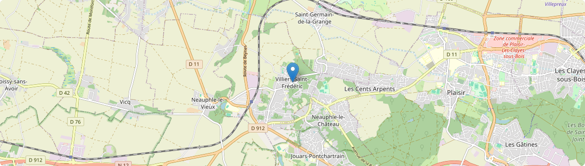 Villiers-Saint-Frédéric - Carte