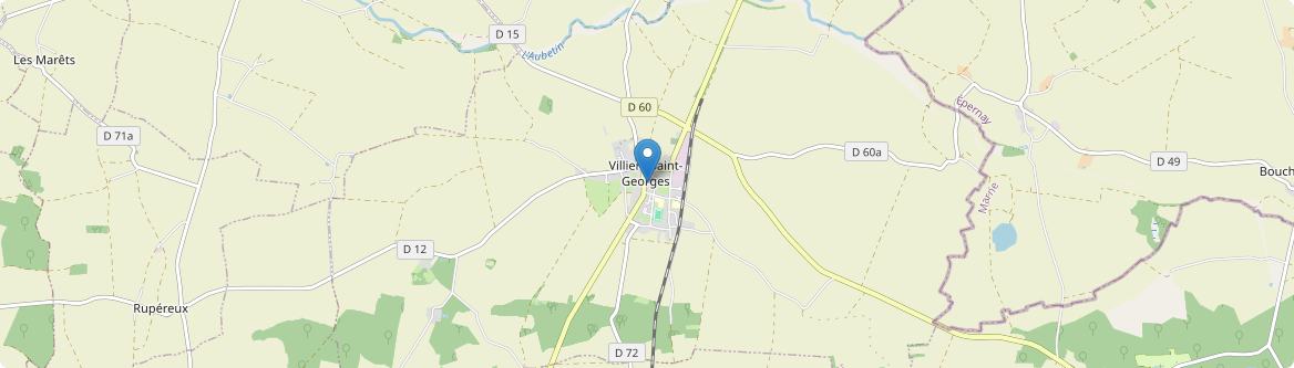 Villiers-Saint-Georges - Carte