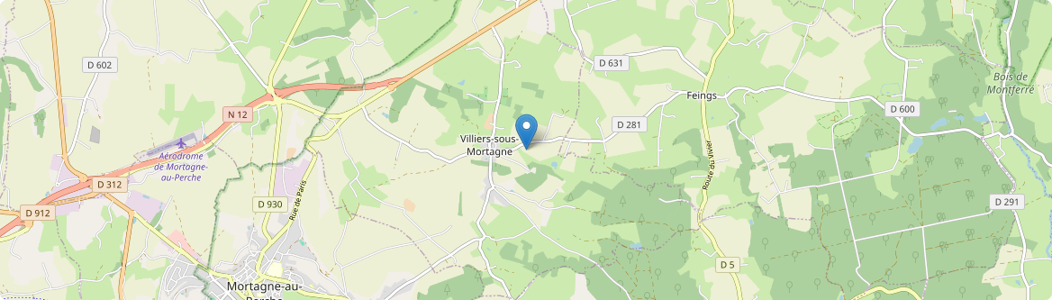 Villiers-sous-Mortagne - Carte