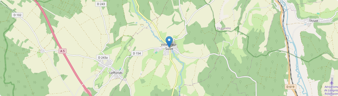 Villiers-sur-Suize - Carte