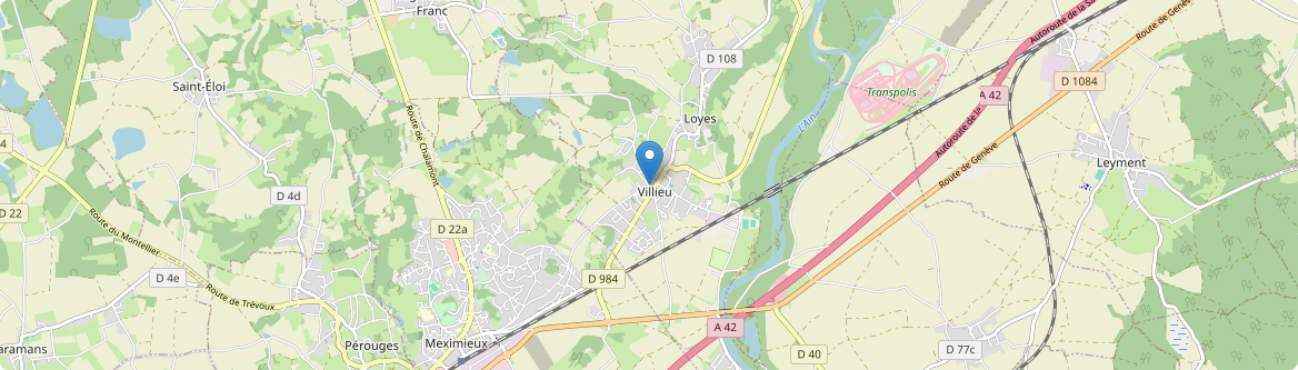 Villieu-Loyes-Mollon - Carte