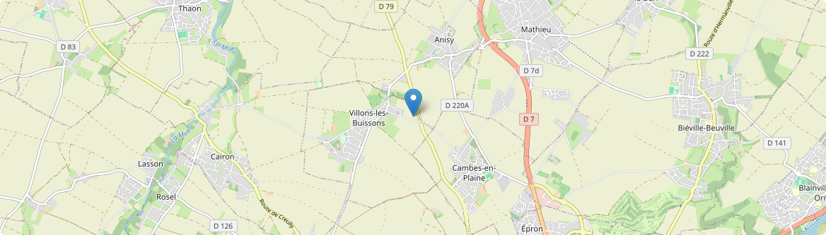 Villons-les-Buissons - Carte