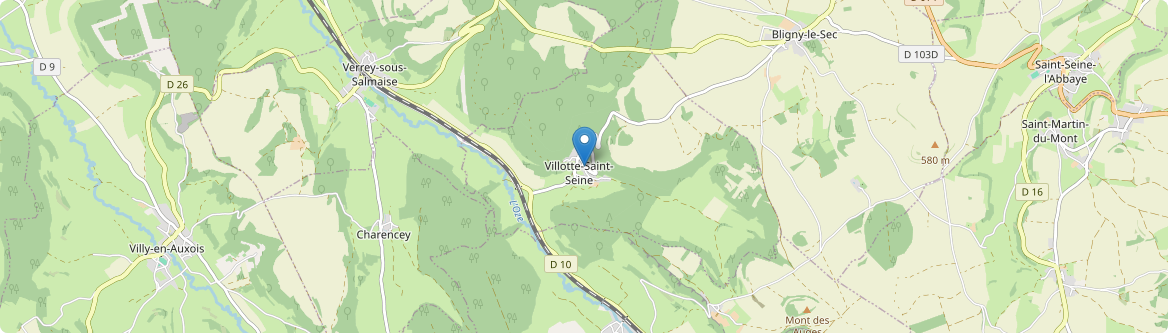 Villotte-Saint-Seine - Carte