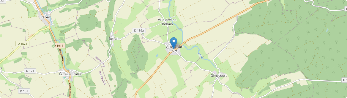 Villotte-sur-Aire - Carte