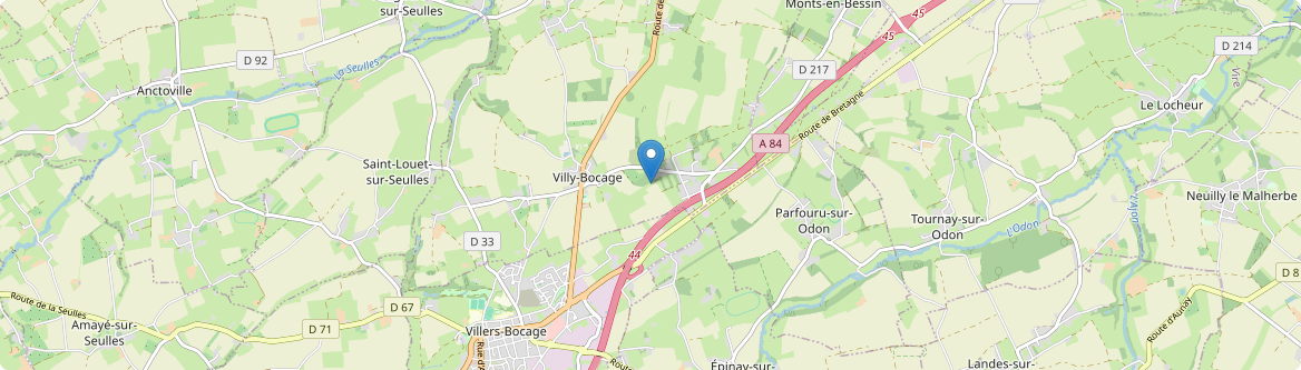 Villy-Bocage - Carte
