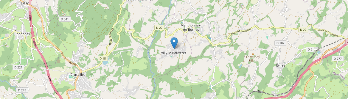 Villy-le-Bouveret - Carte