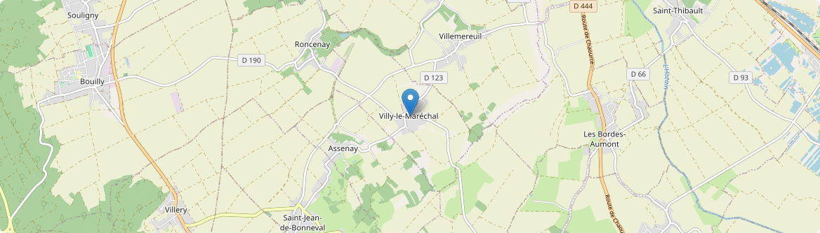 Villy-le-Maréchal - Carte