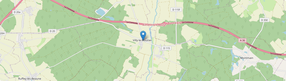Villy-le-Moutier - Carte