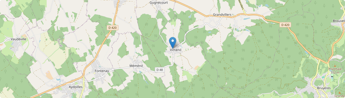 Viménil - Carte