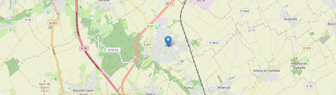 Vimy - Carte