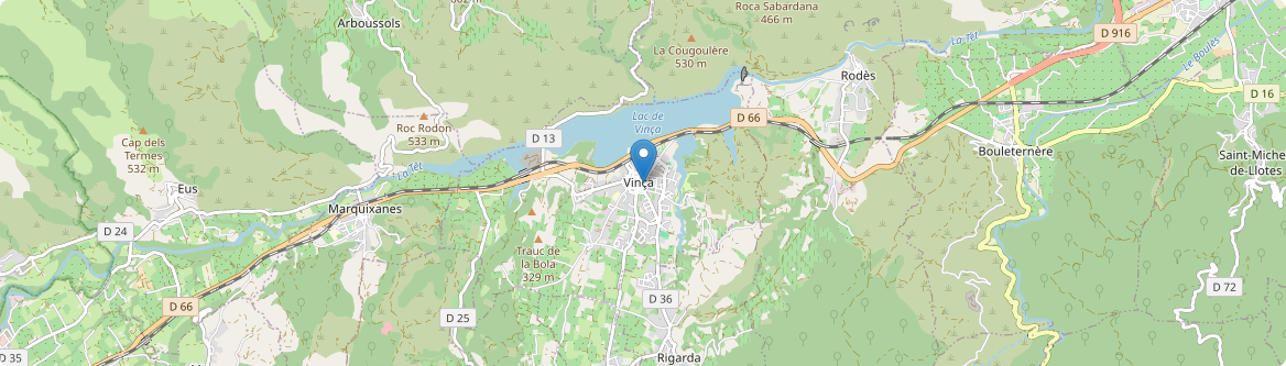 Vinça - Carte