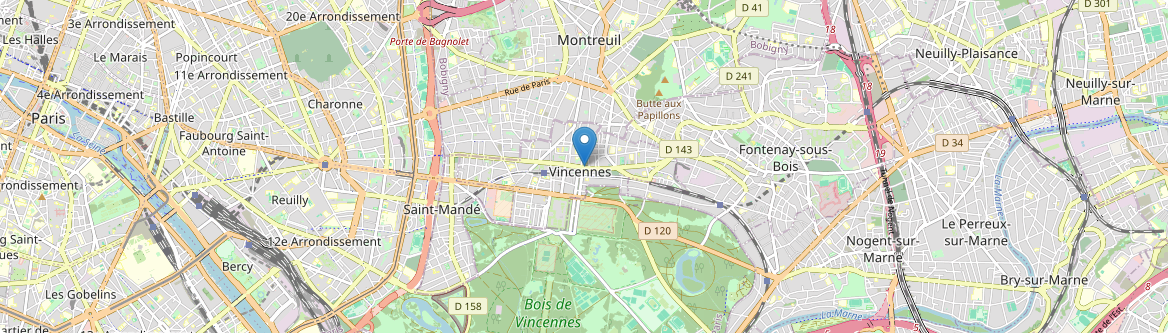 Vincennes - Carte