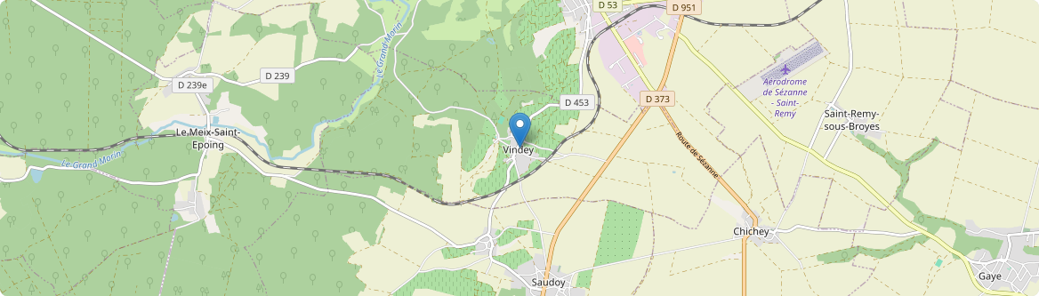 Vindey - Carte