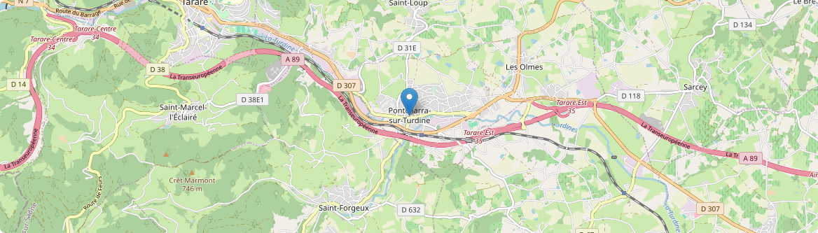 Vindry-sur-Turdine - Carte