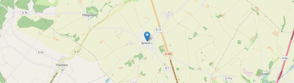 Vineuil - Carte