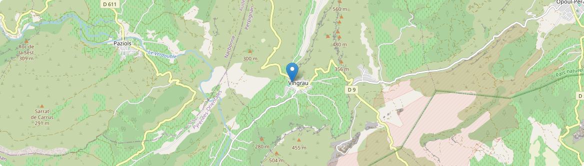 Vingrau - Carte