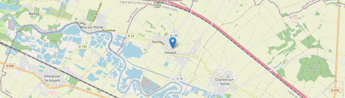 Vinneuf - Carte