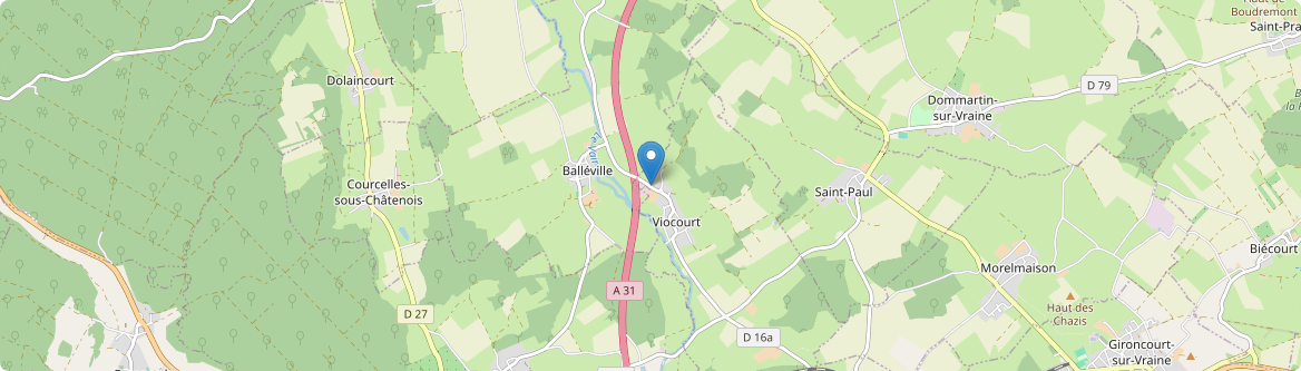 Viocourt - Carte