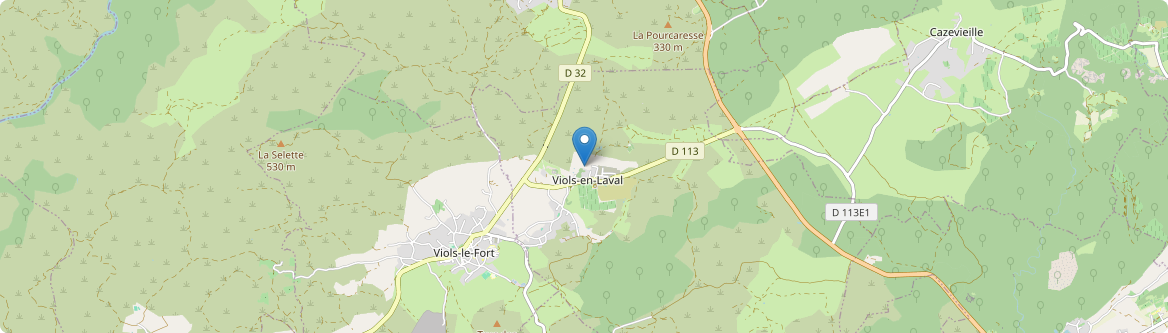 Viols-en-Laval - Carte
