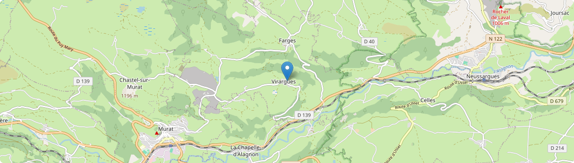 Virargues - Carte
