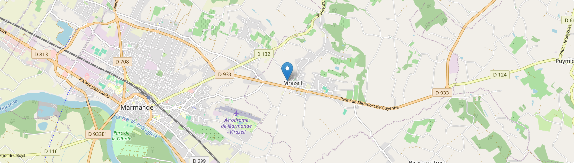 Virazeil - Carte