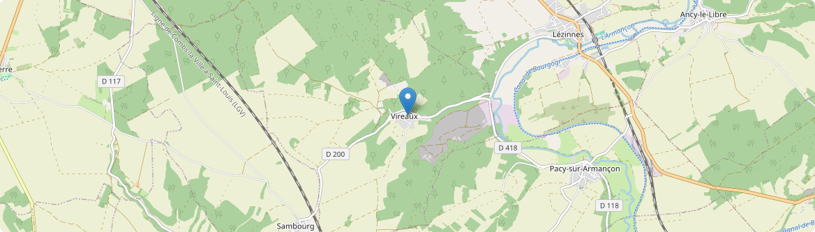 Vireaux - Carte