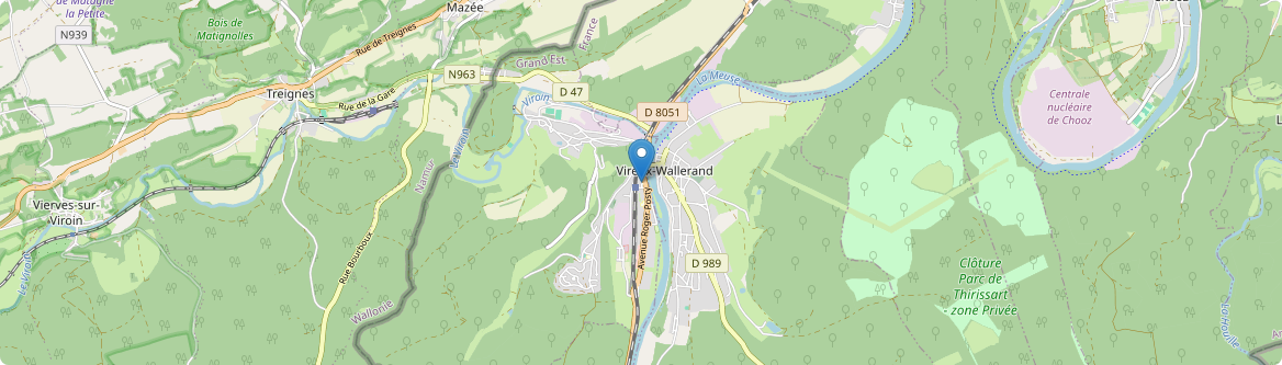 Vireux-Molhain - Carte