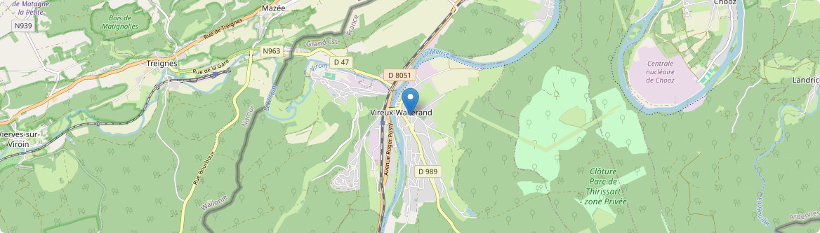Vireux-Wallerand - Carte