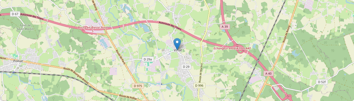 Viriat - Carte