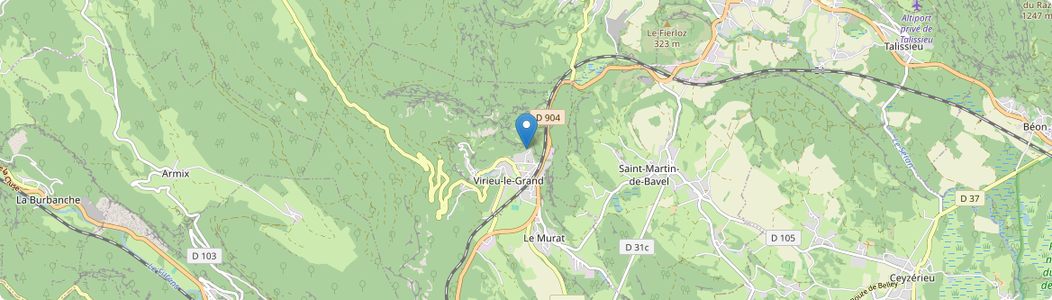 Virieu-le-Grand - Carte