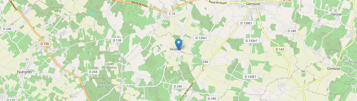 Virollet - Carte