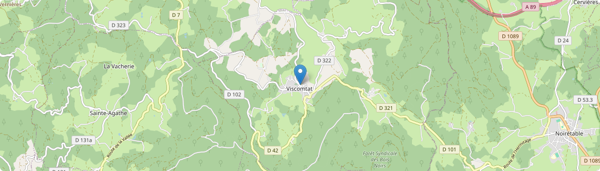 Viscomtat - Carte