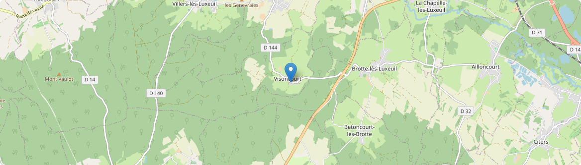 Visoncourt - Carte