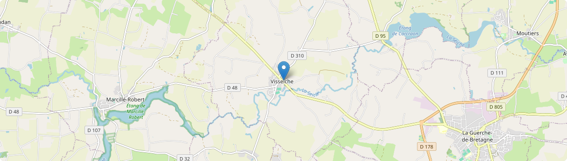 Visseiche - Carte