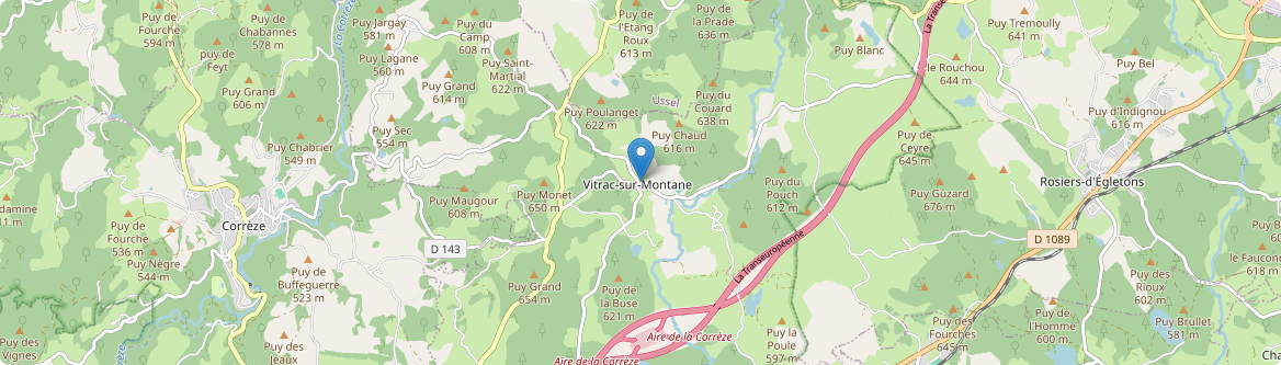 Vitrac-sur-Montane - Carte