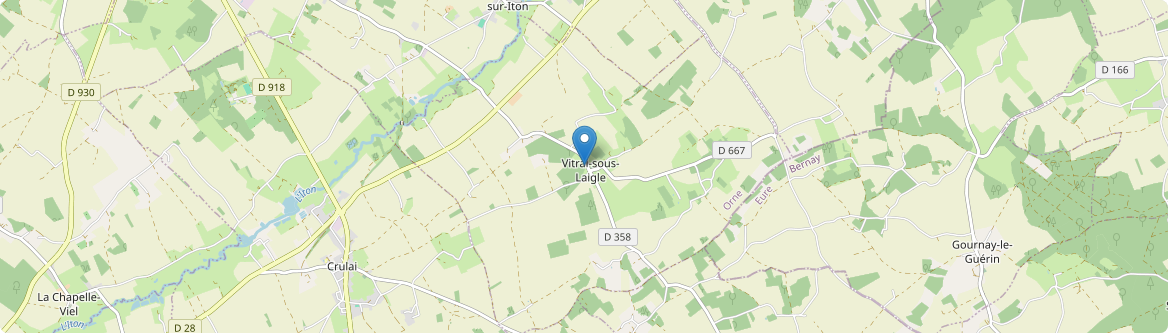 Vitrai-sous-Laigle - Carte