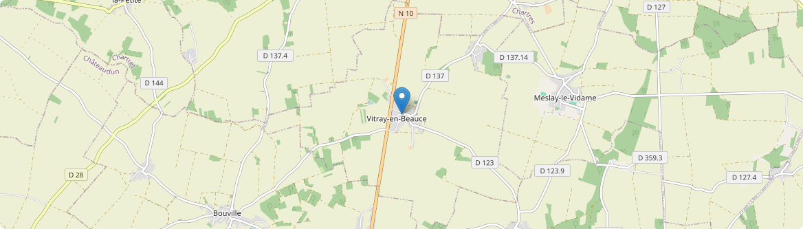 Vitray-en-Beauce - Carte