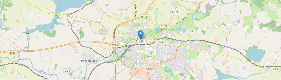 Vitré - Carte