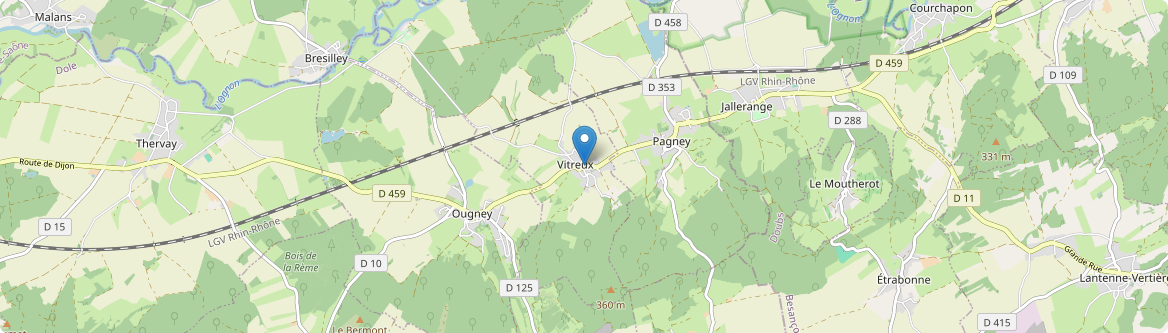 Vitreux - Carte
