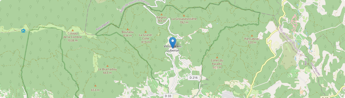 Vitrolles-en-Lubéron - Carte
