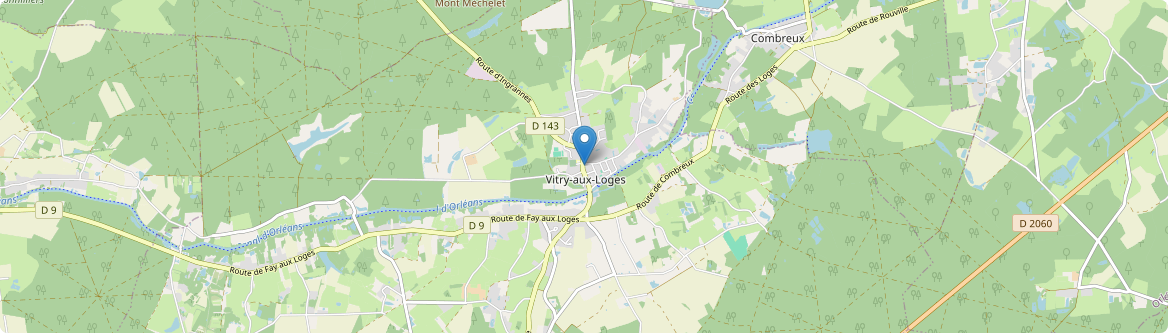 Vitry-aux-Loges - Carte