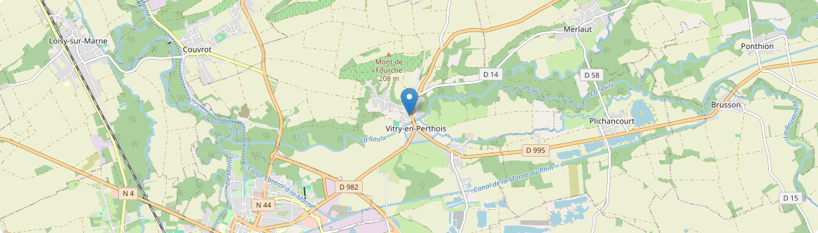 Vitry-en-Perthois - Carte