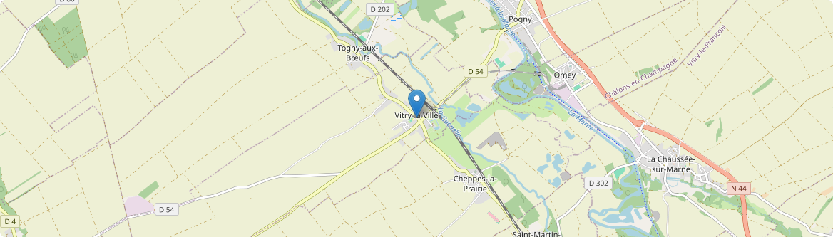 Vitry-la-Ville - Carte