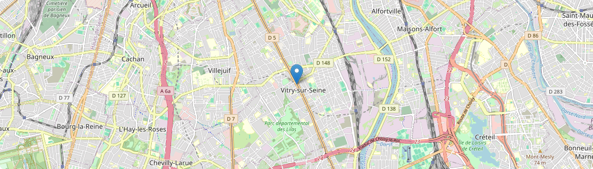 Vitry-sur-Seine - Carte
