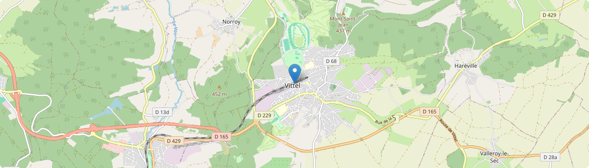 Vittel - Carte