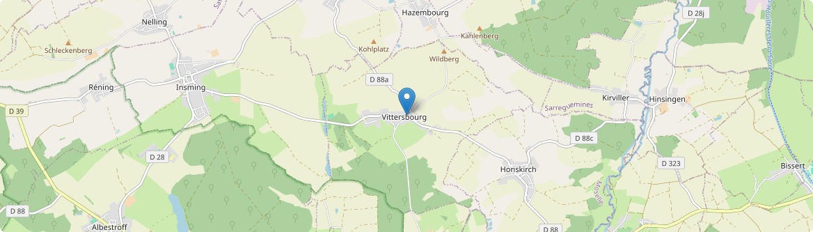 Vittersbourg - Carte