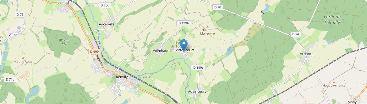 Vittoncourt - Carte