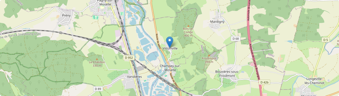 Vittonville - Carte