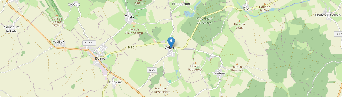 Viviers - Carte