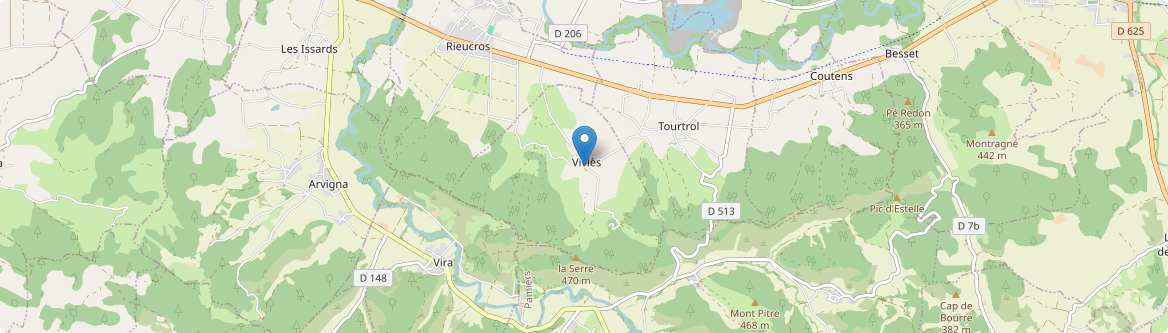 Viviès - Carte